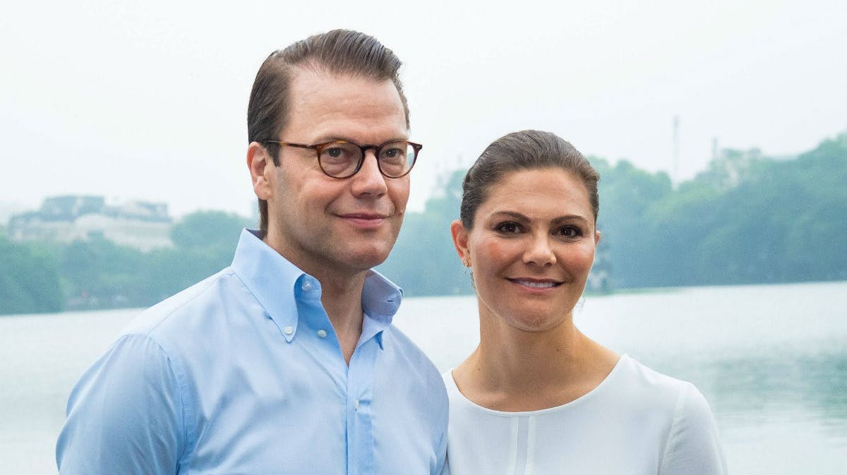 Prins Daniel og kronprinsesse Victoria. 