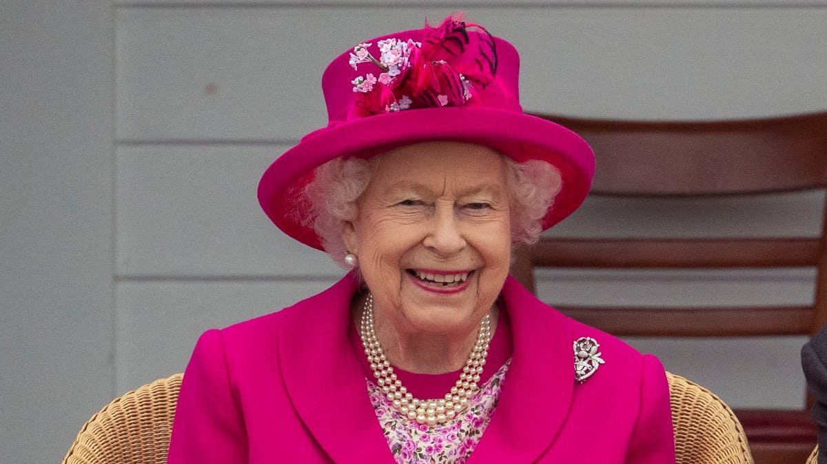 Dronning Elizabeth.