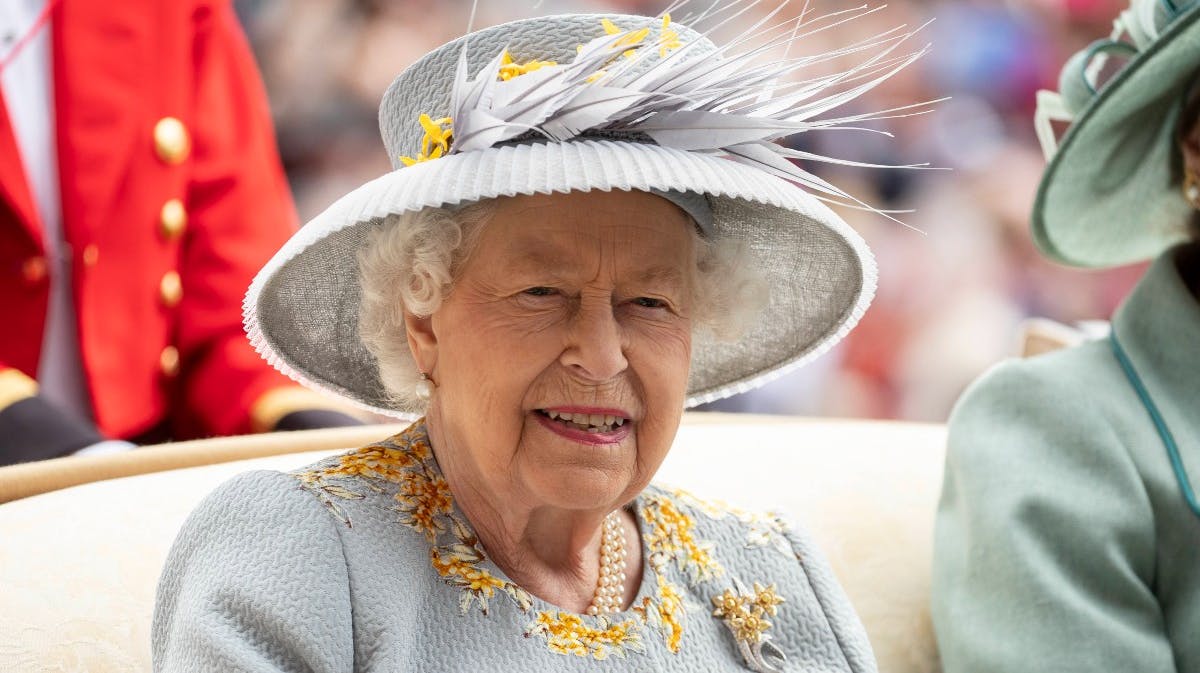 Dronning Elizabeth. 