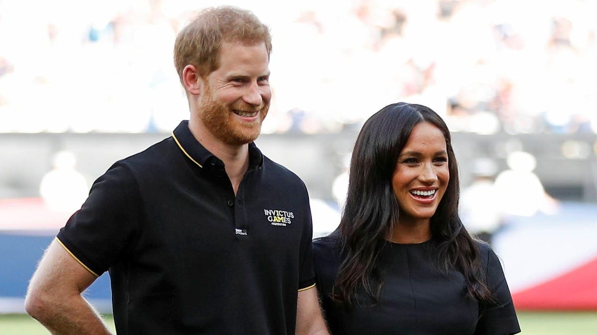 Prins Harry og hertuginde Meghan. 