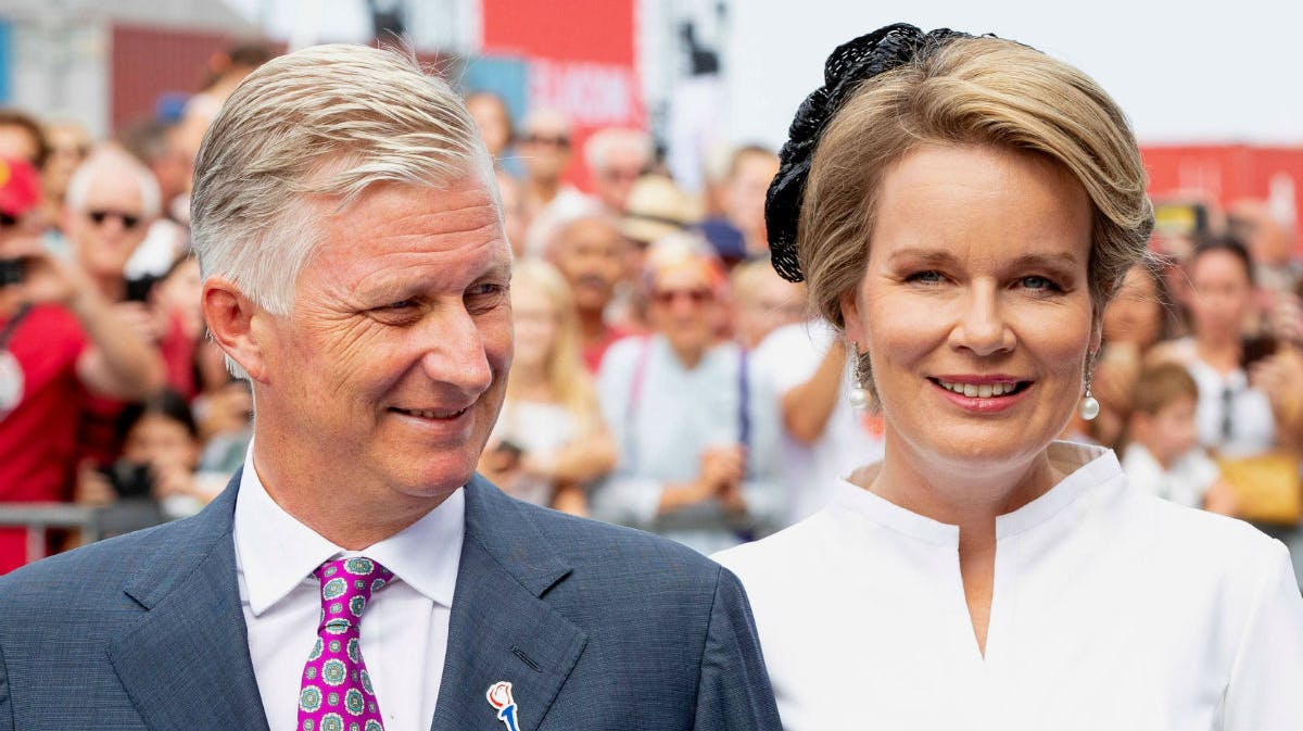 Kong Philippe og dronning Mathilde&nbsp;