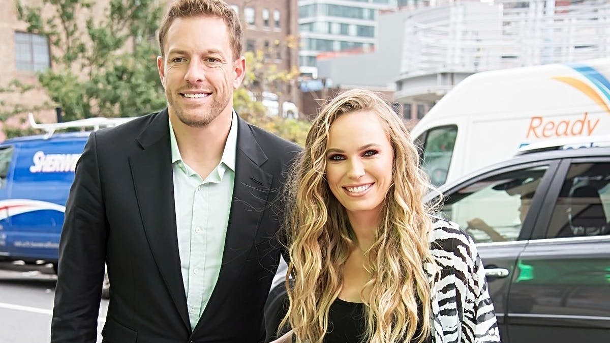 David Lee og Caroline Wozniacki