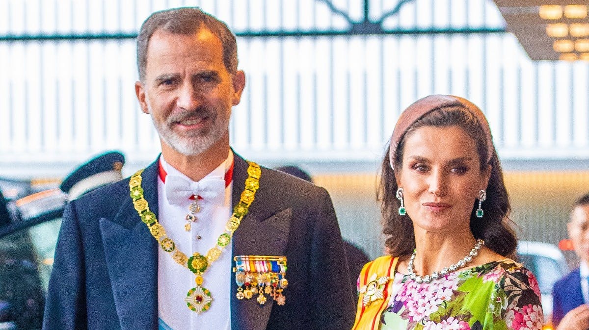 Kong Felipe og dronning Letizia.&nbsp;