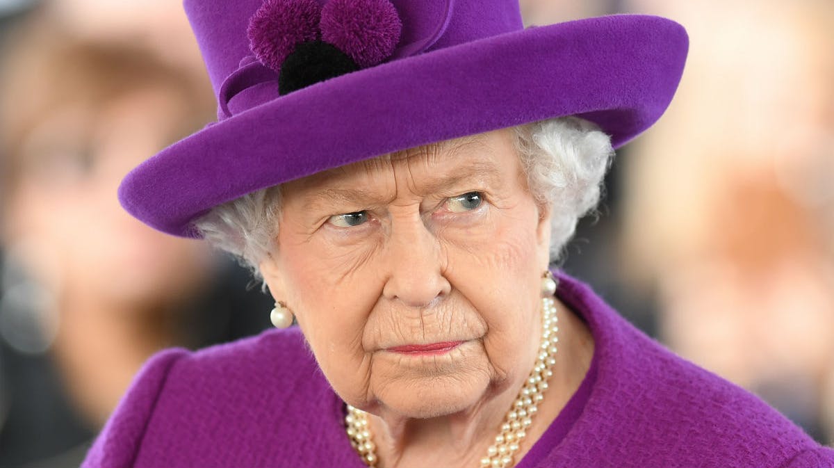 Dronning Elizabeth.