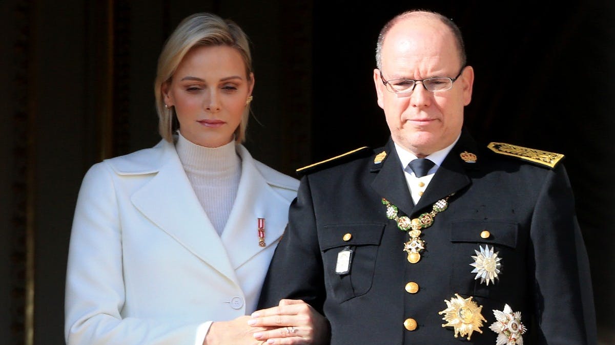 Fyrstinde Charlene og fyrst Albert