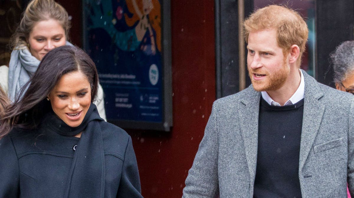 Hertuginde Meghan og prins Harry. 