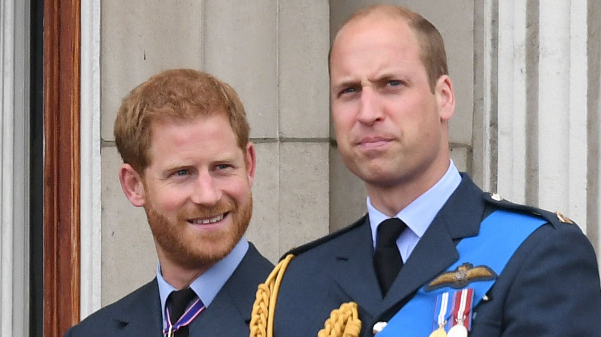 Prins William og prins Harry. 
