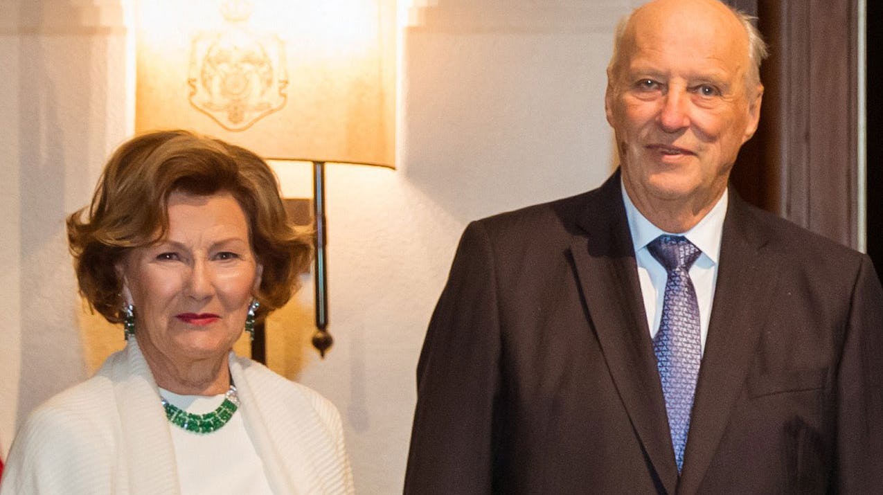 Dronning Sonja og kong Harald.