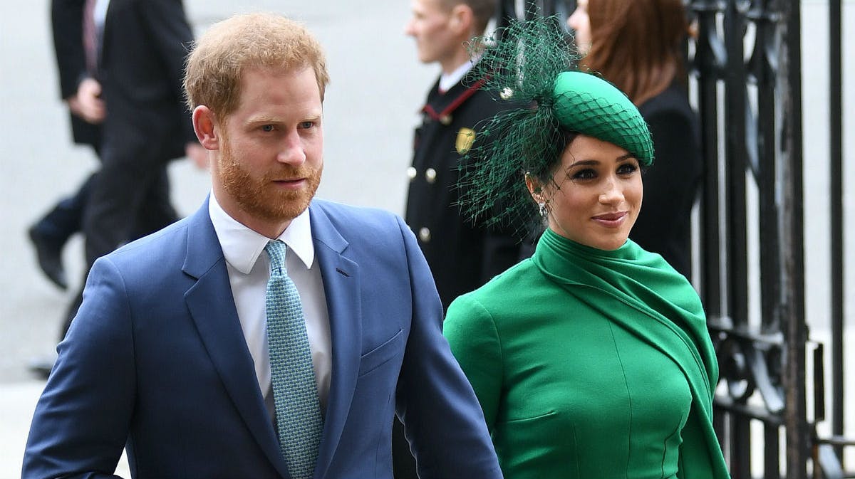 Prins Harry og hertuginde Meghan. 