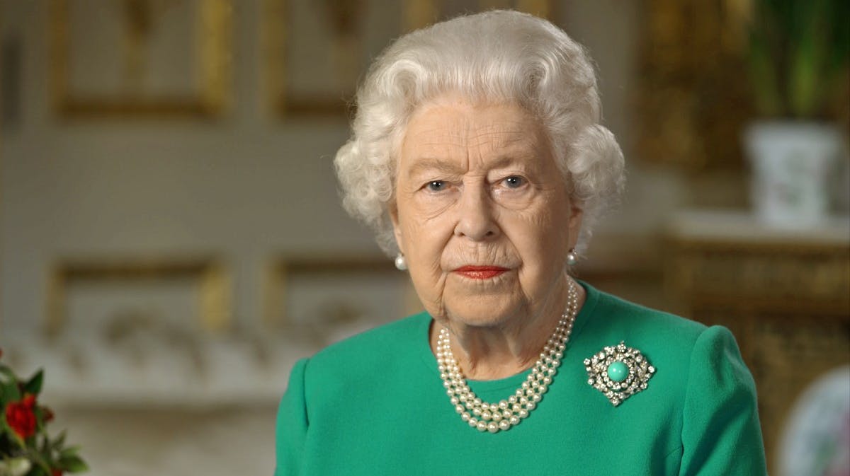 Dronning Elizabeth. 