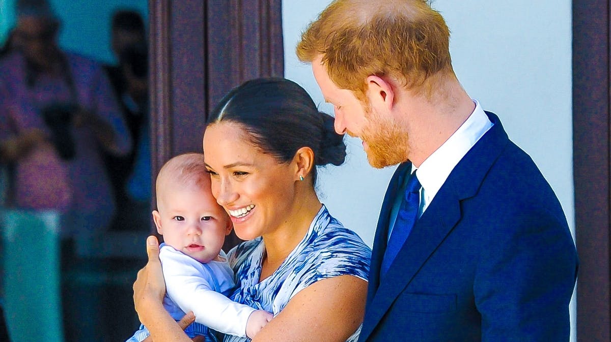 Archie, Meghan og Harry