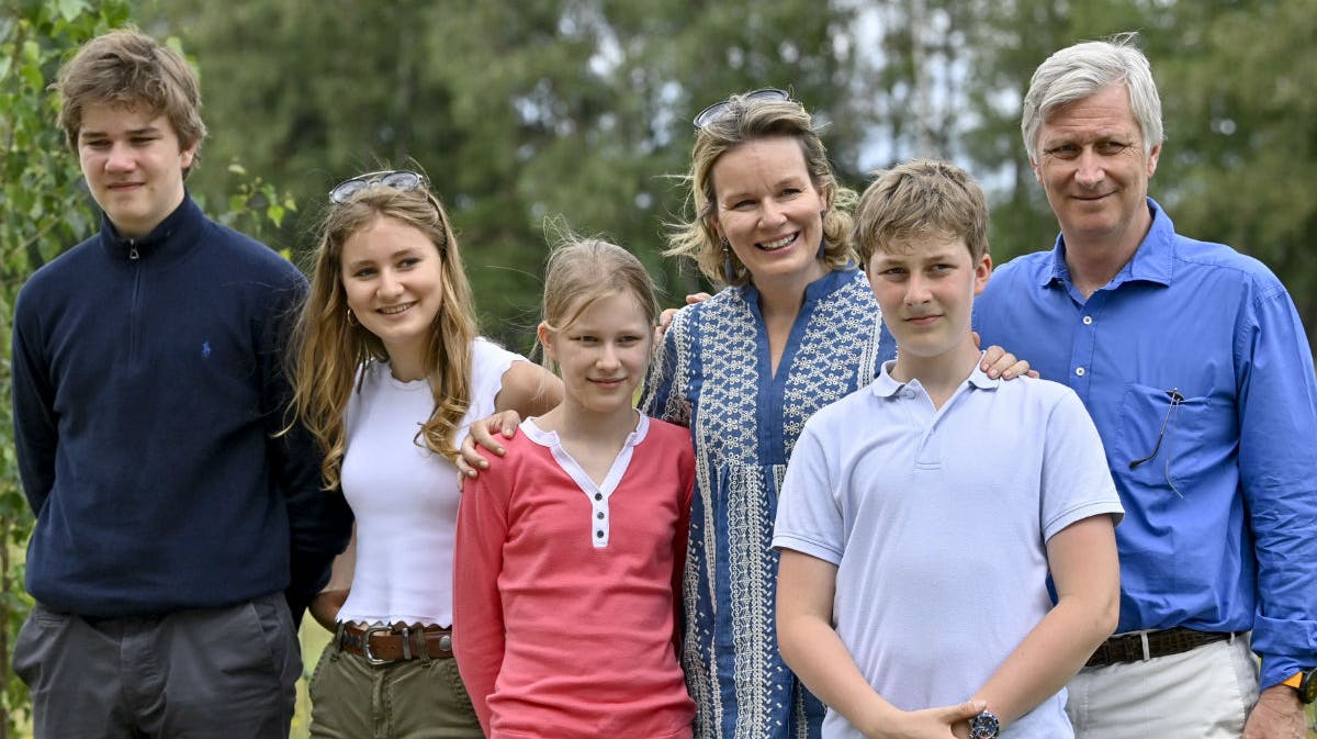 Den belgiske kongefamilie. 