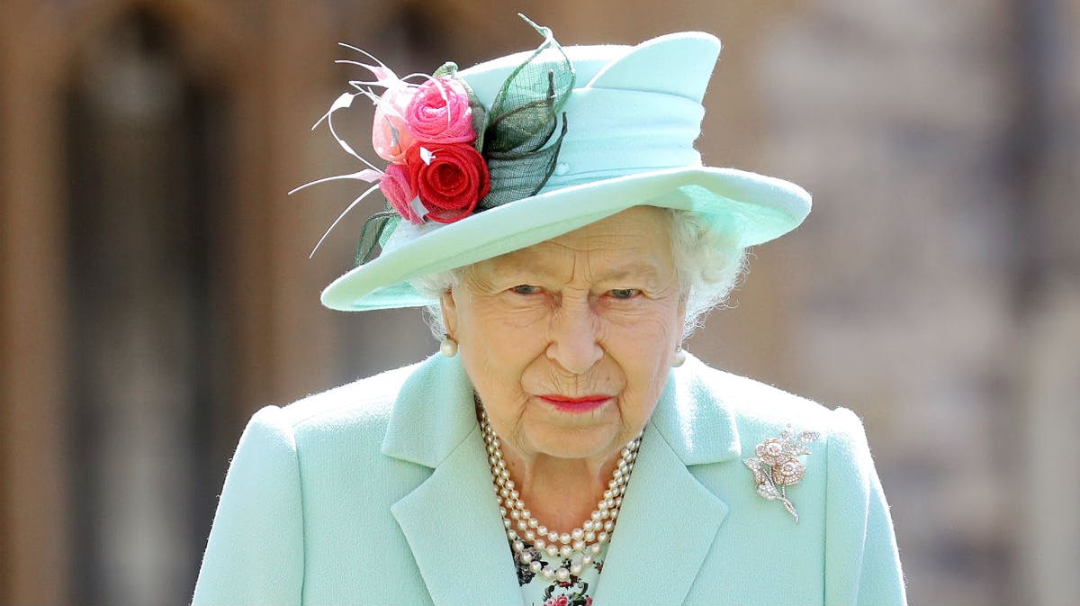 Dronning Elizabeth.