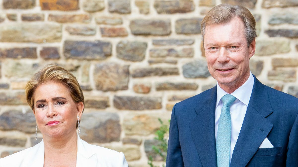 Storhertuginde Maria Teresa og storhertug Henri. 