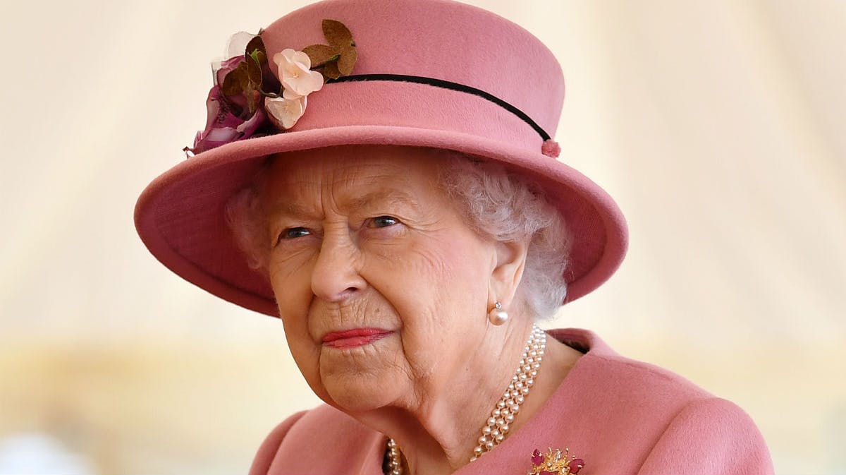Dronning Elizabeth. 