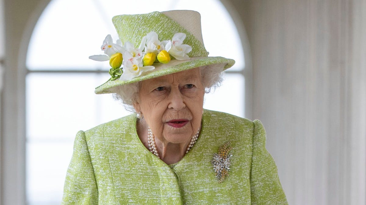 Dronning Elizabeth.