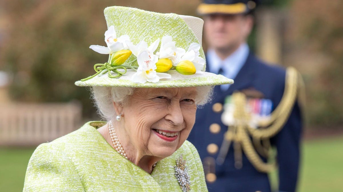 Dronning Elizabeth.