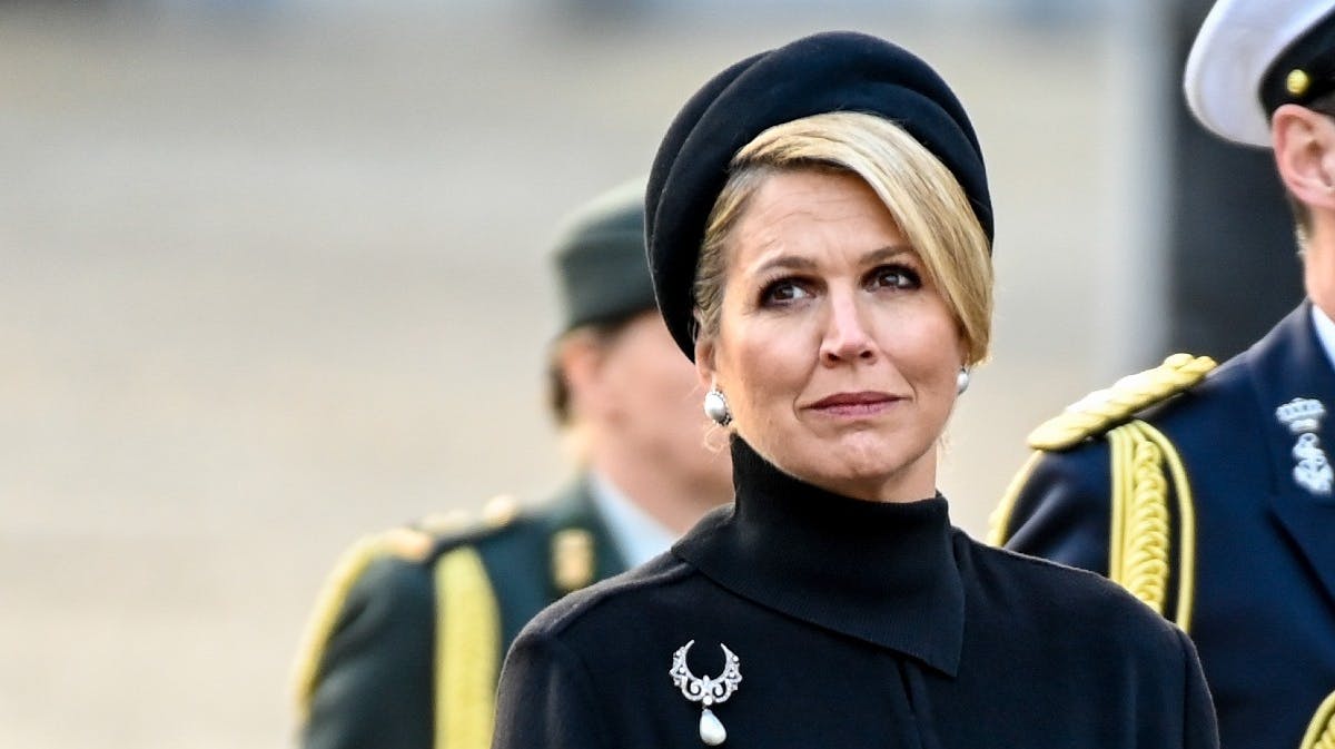 Dronning Maxima under mindeceremonien.