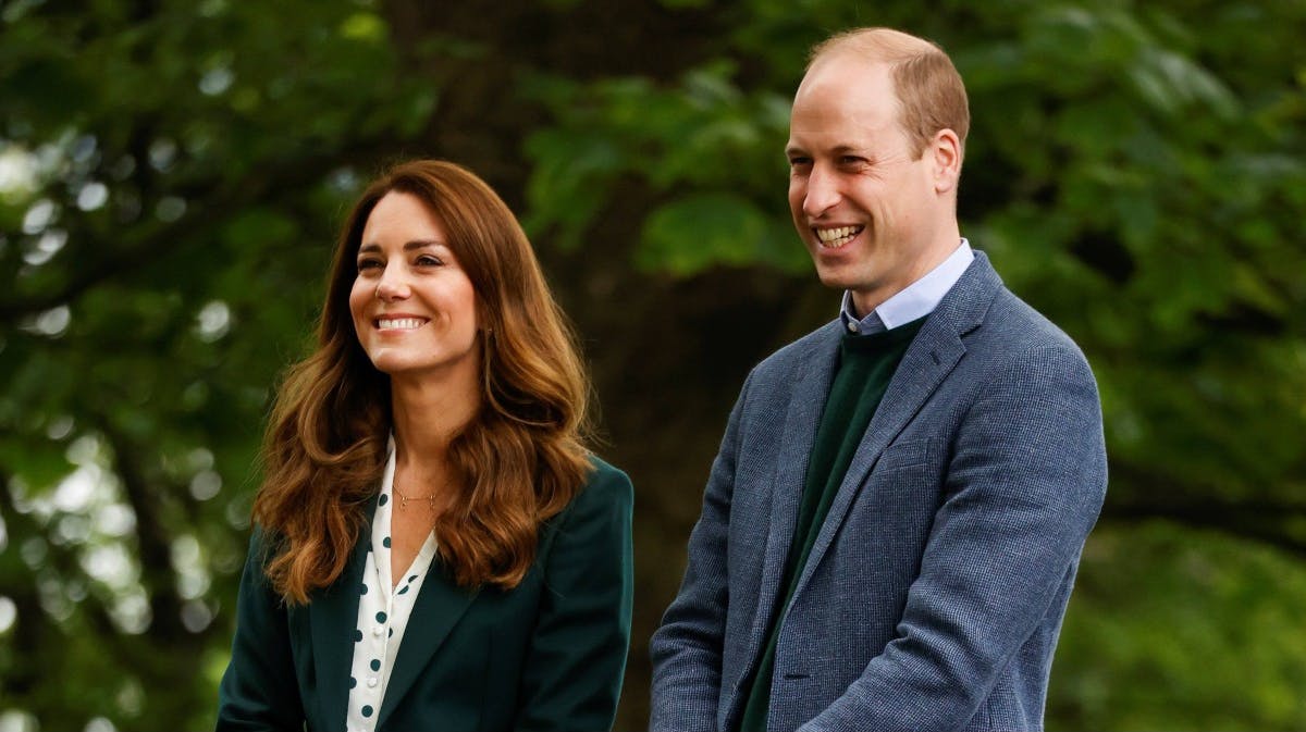 Hertuginde Catherine og prins William. 