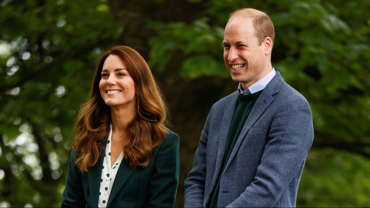 Hertuginde Catherine og prins William. 