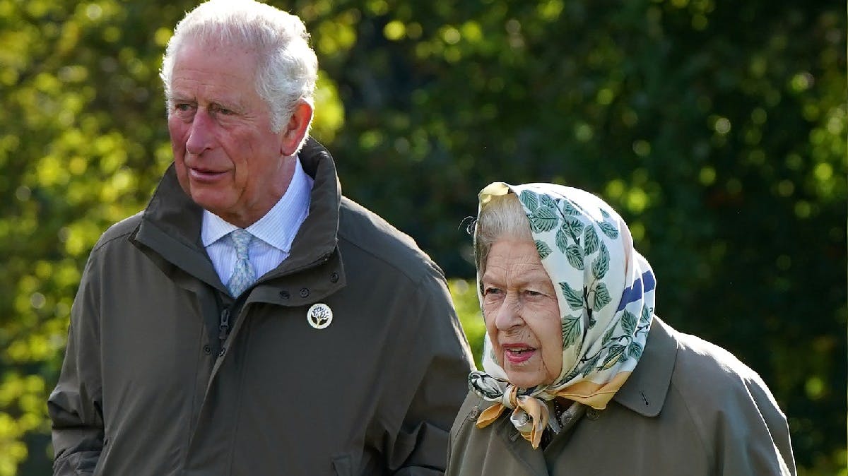 Prins Charles og dronning Elizabeth