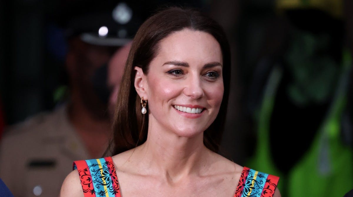 Hertuginde Catherine i Jamaica tirsdag. 