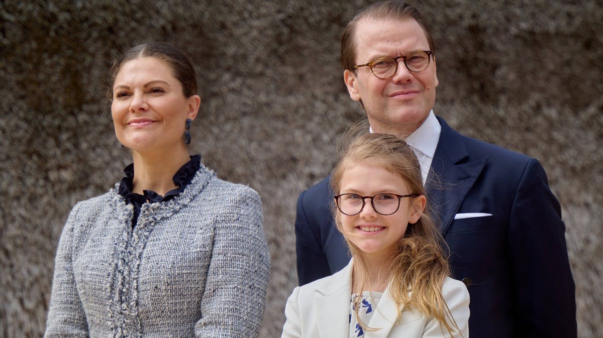 Kronprinsesse Victoria, prinsesse Estelle og prins Daniel
