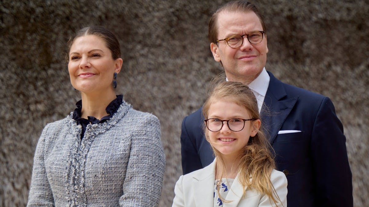 Kronprinsesse Victoria, prinsesse Estelle og prins Daniel