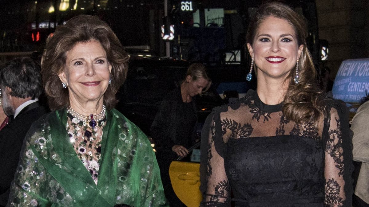 Dronning Silvia og prinsesse Madeleine.