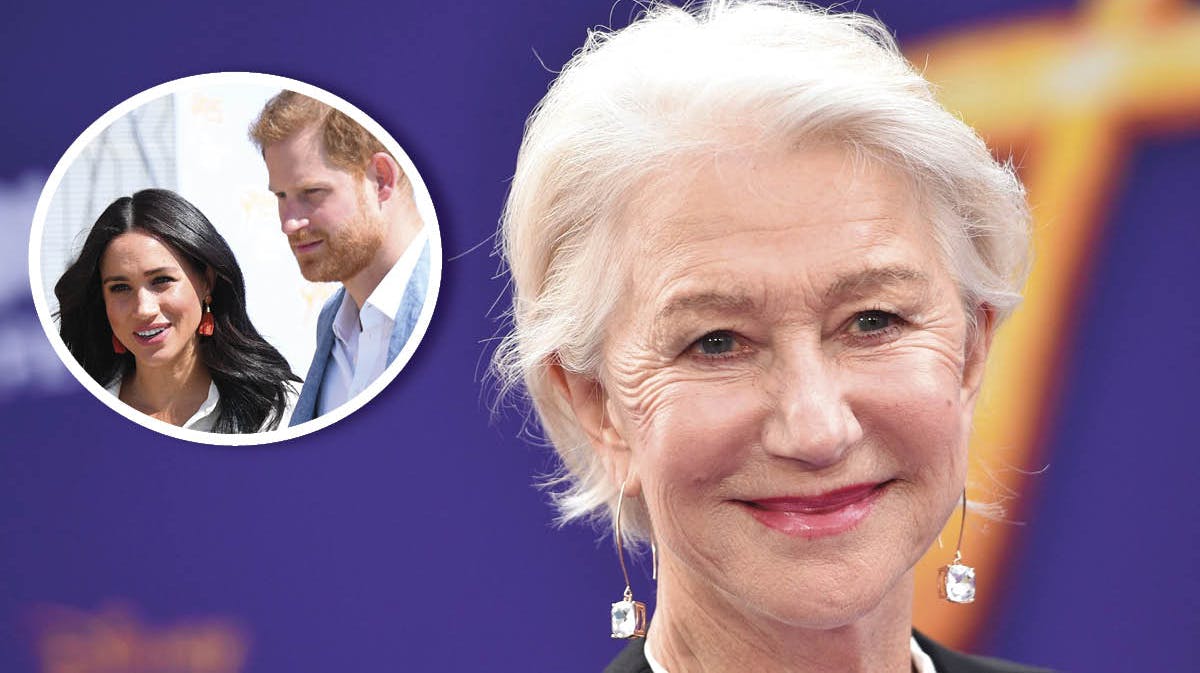 Helen Mirren, prins Harry, hertuginde Meghan