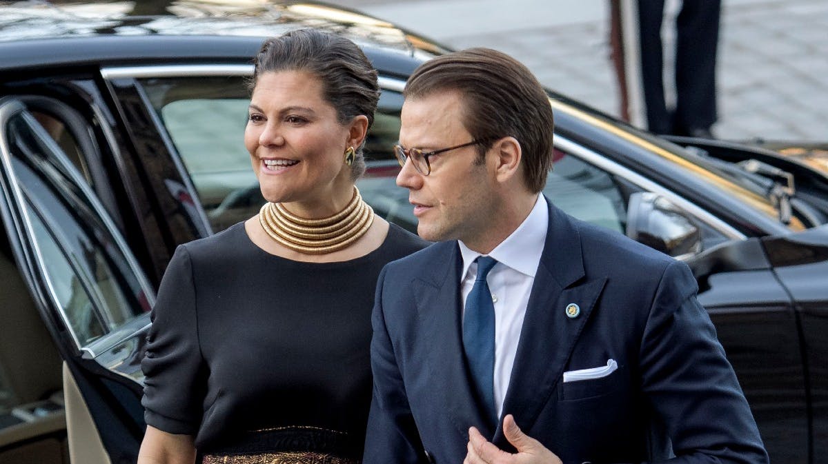Kronprinsesse Victoria og prins Daniel. 