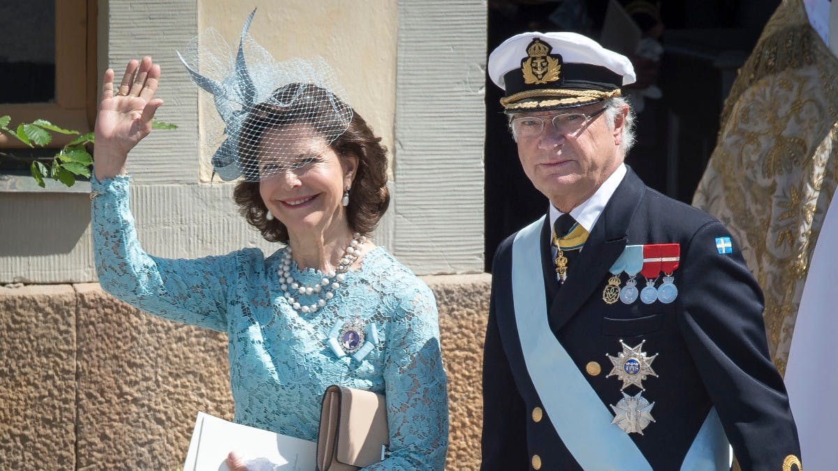 Dronning Silvia og kong Carl Gustaf.&nbsp;