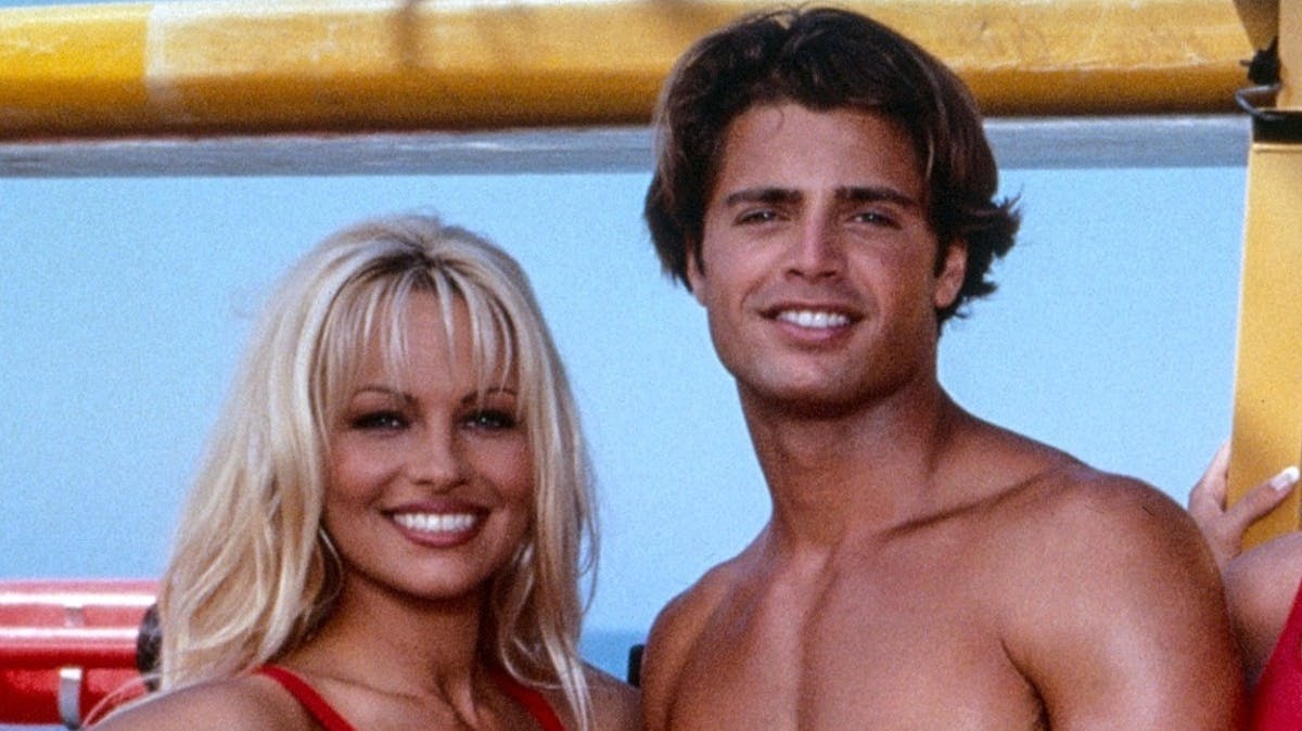 David Charvet og Pamela Anderson i "Baywatch". 