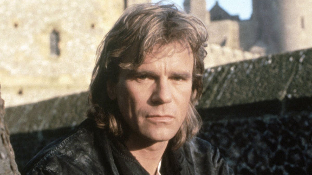 Richard Dean Anderson som Angus MacGyver. 