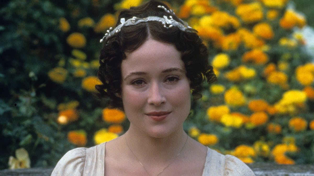 Jennifer Ehle som Elizabeth Bennet i "Stolthed og Fordom"
