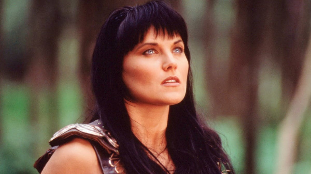 Lucy Lawless spillede rollen som ”Xena: Warrior Princess”.