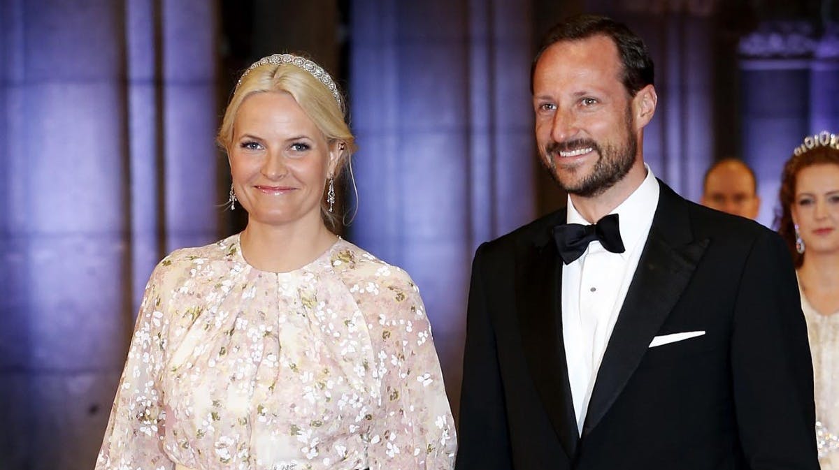 Kronprinsesse Mette-Marit og kronprins Haakon.&nbsp;