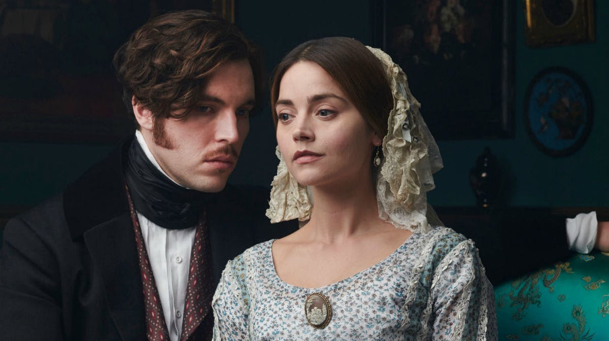 Dronning Victoria og prins Albert i tv-serien "Victoria".