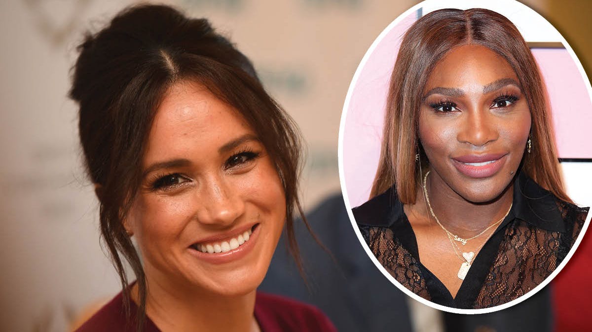 Hertuginde Meghan og Serena Williams.