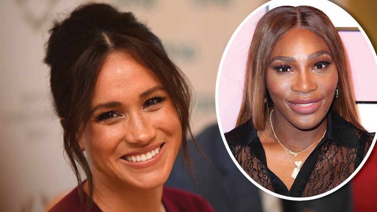 Hertuginde Meghan og Serena Williams.