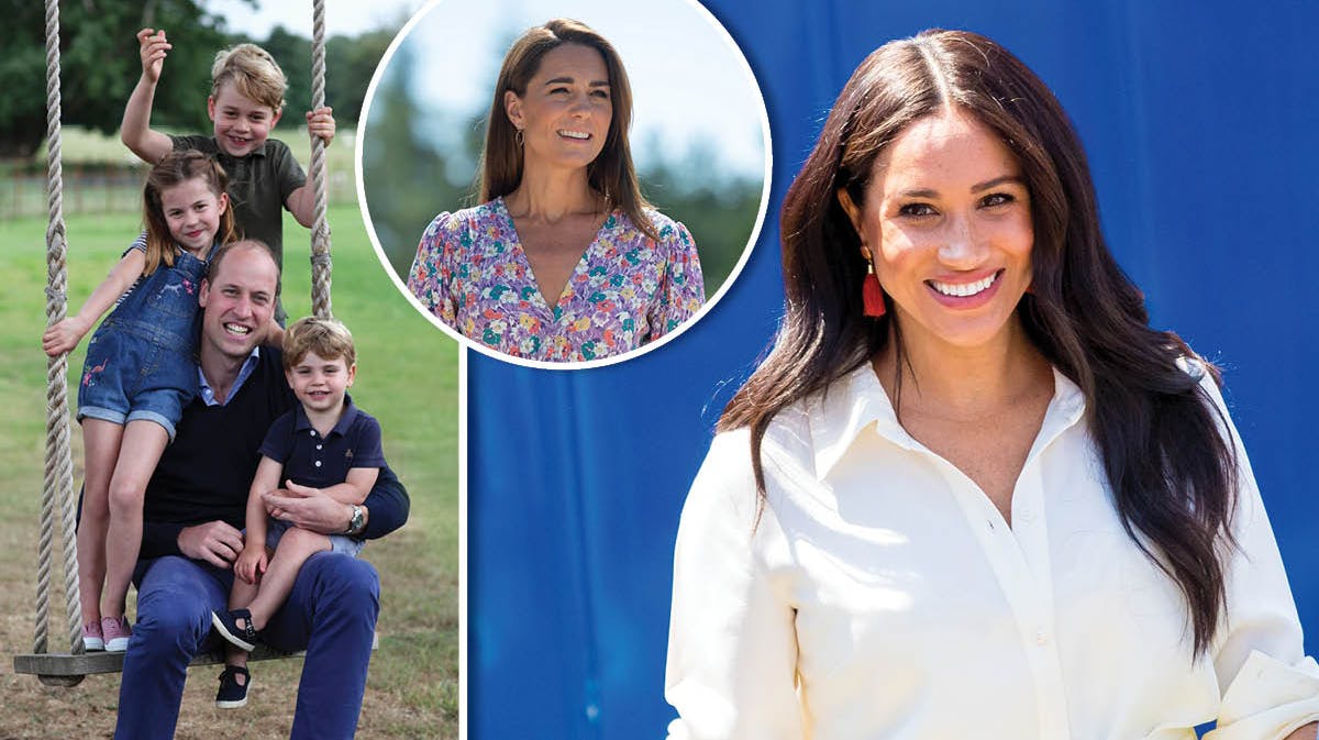 Sådan ønsker familien Meghan tillykke med fødselsdagen. 