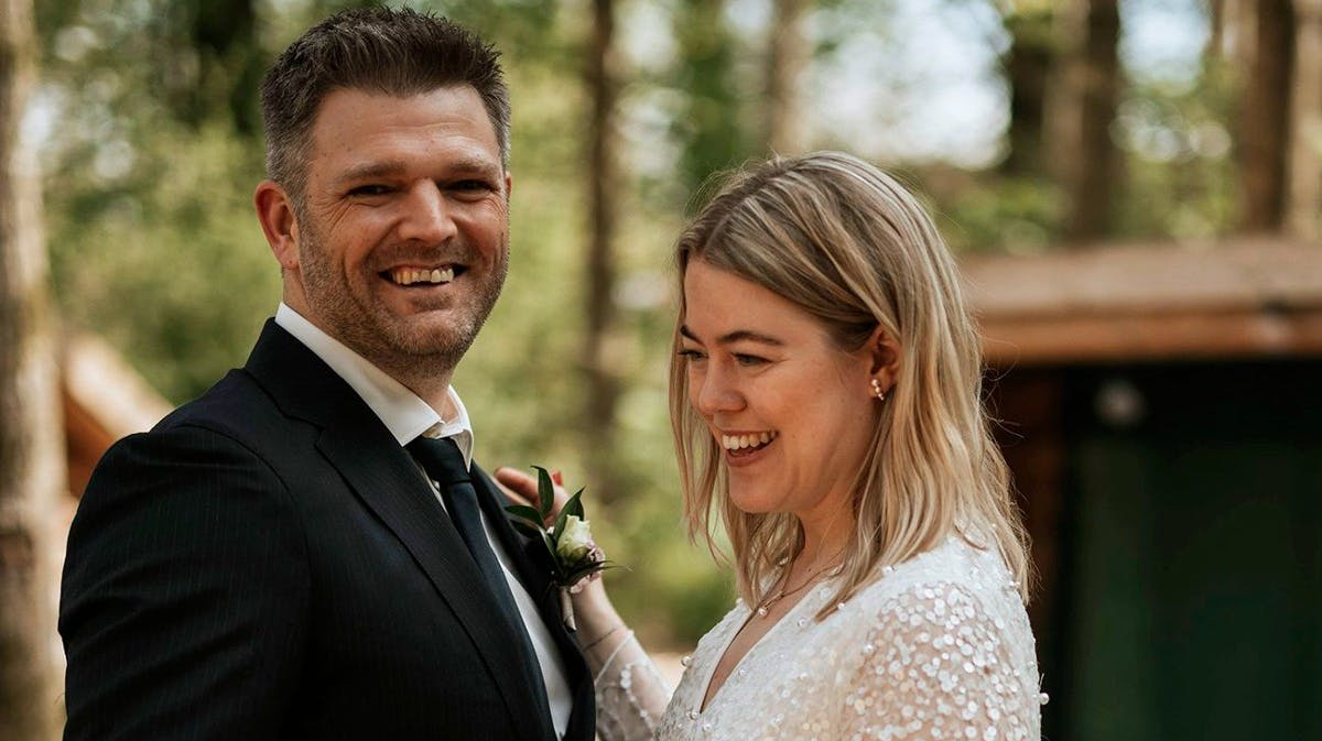 Melissa og Mikael ved "Gift ved første blik".