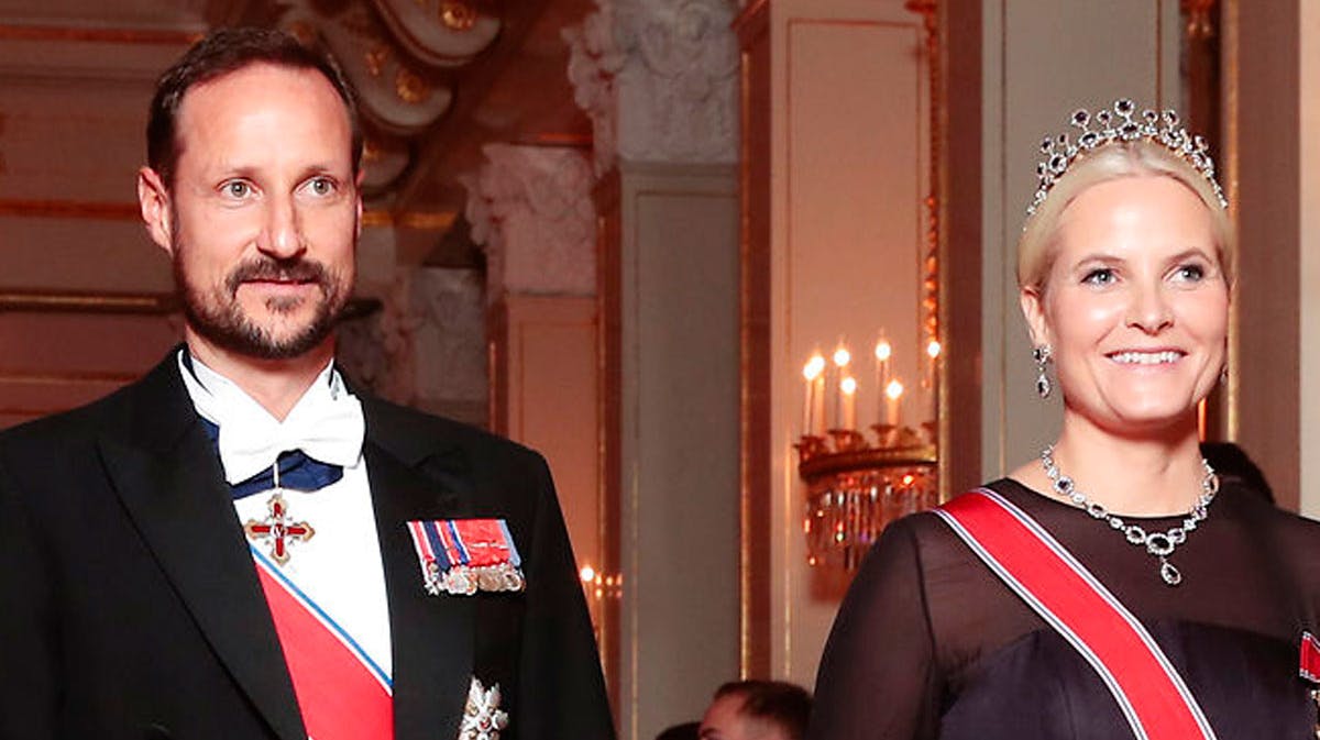 Kronprins Haakon og kronprinsesse Mette-Marit.