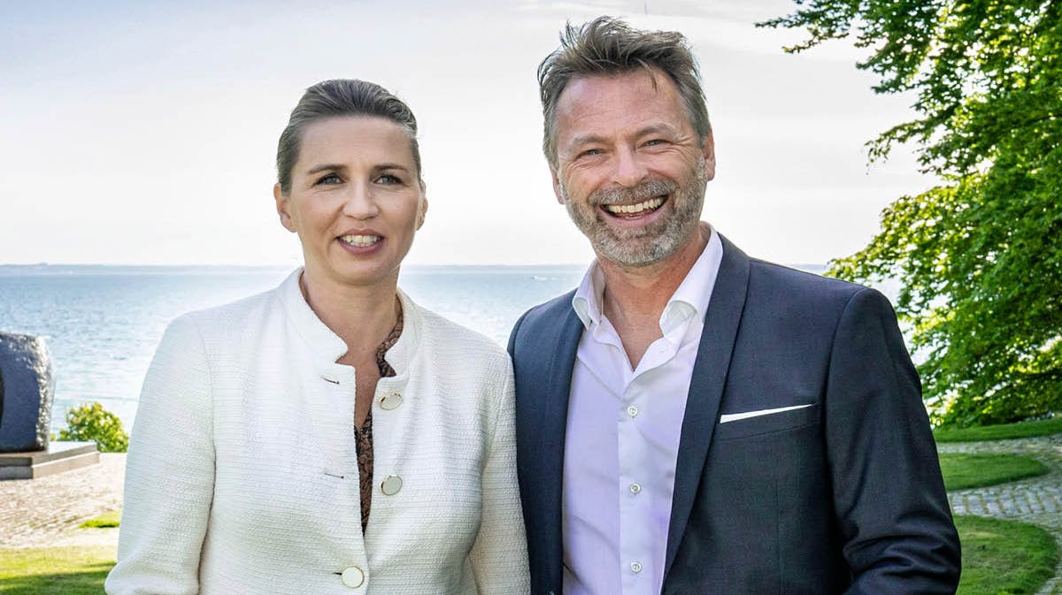 Mette Frederiksen og Bo Tengberg. 