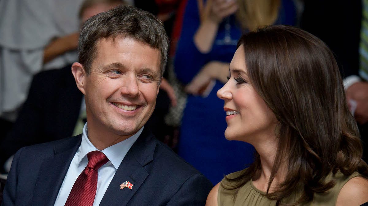 Kronprins Frederik og kronprinsesse Mary i 2016. 