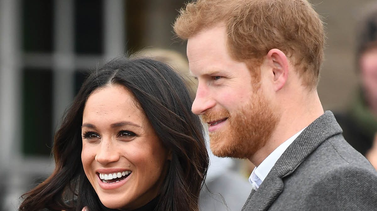 Hertuginde Meghan og prins Harry. 