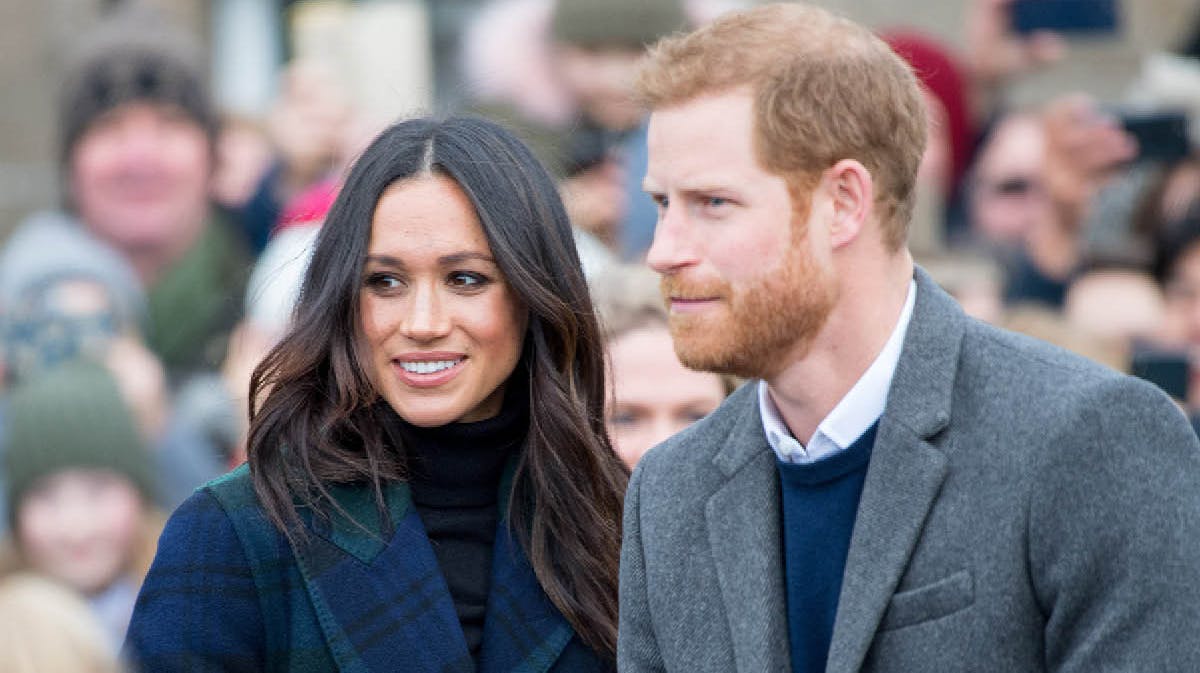 Hertuginde Meghan og prins Harry. 