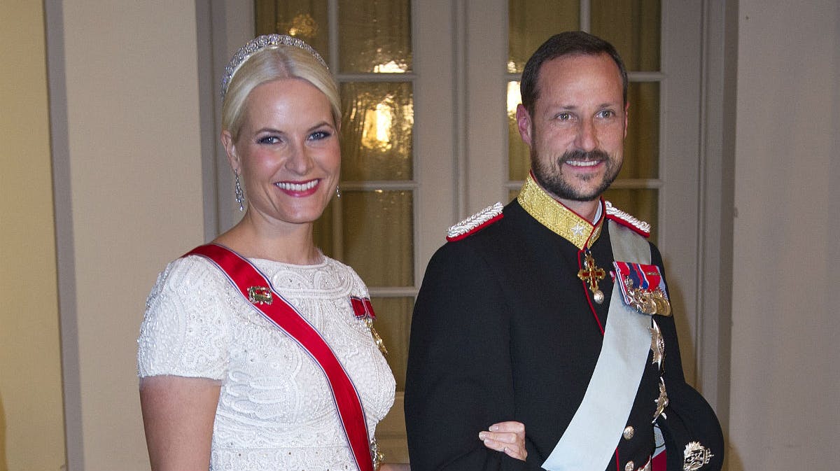 Kronprinsesse Mette-Marit og kronprins Haakon.