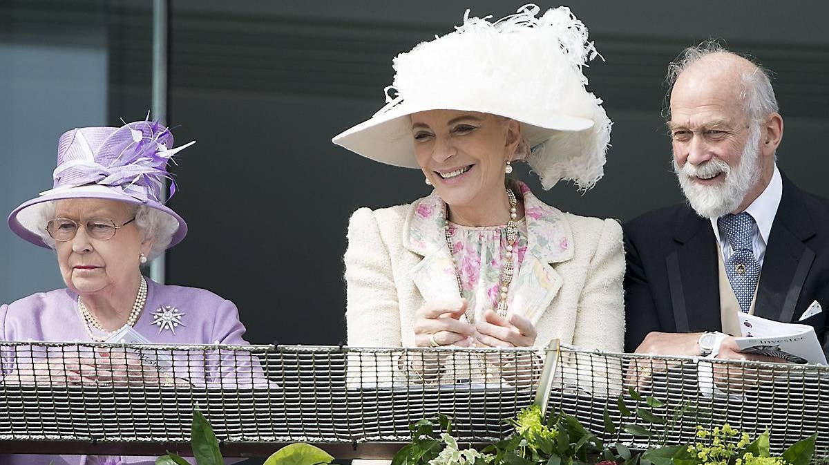Dronning Elizabeth, prinsesse michael af kent, prins michael af kent