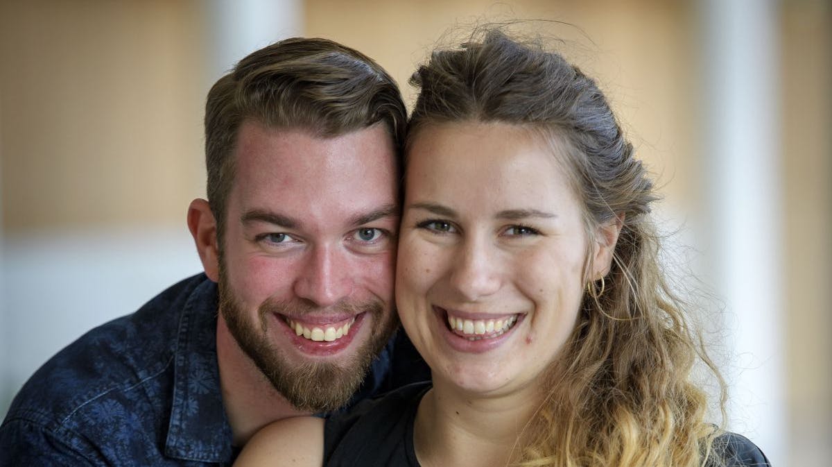 Michael Harders og Kathrine Kelså. 